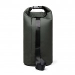 Bolsa térmica en poliéster reciclado con diseño enrollable 25L color verde segunda vista