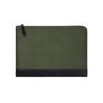 Funda para PC acolchada de poliéster reciclado con cremallera 16” color verde