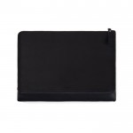 Funda para portátil de poliéster reciclado con bolsillo interior 14” color negro tercera vista