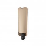 Paraguas plegable semiautomático de RPET 190T antitormentas Ø112 color marfil tercera vista