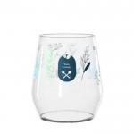 Vasos de cristal para merchandising de color transparente con logo