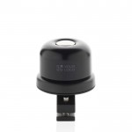 Timbre de bicicleta con localizador compatible con Find My color negro vista de impresión
