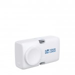 Cargador para reloj y varios dispositivos con potencia de 20W color blanco vista de impresión