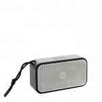 Altavoz BT 5.3 en aluminio reciclado con graves potentes 10W Swiss Peak color gris vista de impresión