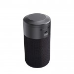 Altavoz ecológico con sonido de alta calidad y subwoofer de 10W color negro vista de impresión
