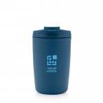 Vaso térmico fabricado en plástico reciclado vista principal