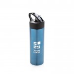 Botellas para deporte de acero con pajita vista principal