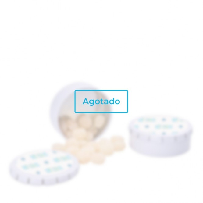 Lata clic clac de caramelos con sabor naranja de 25g color blanco vista principal - Agotado