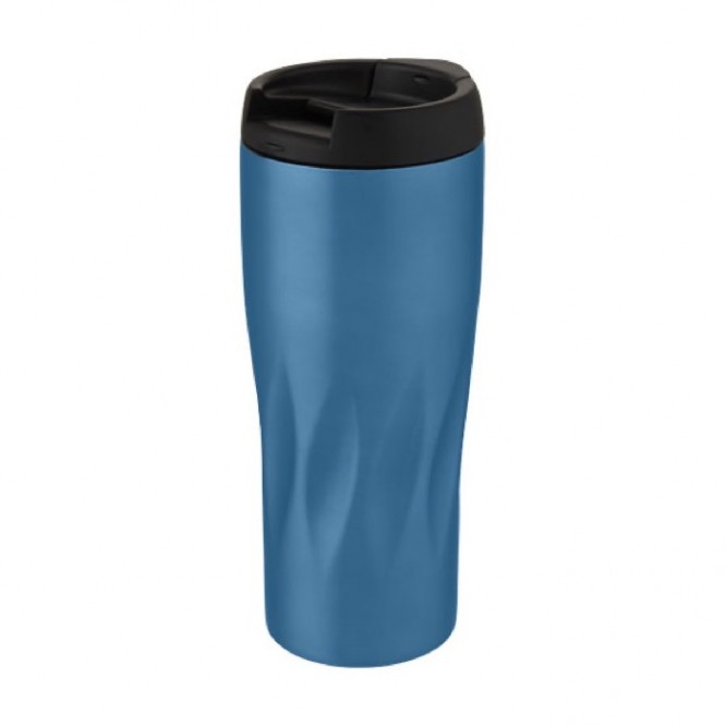 Vaso termo con diseño geométrico