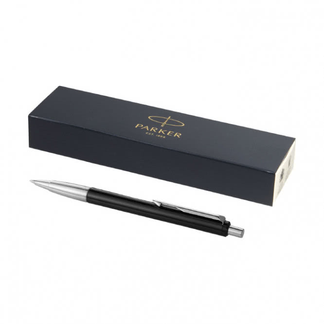 Bolígrafo Parker de diseño bicolor color negro