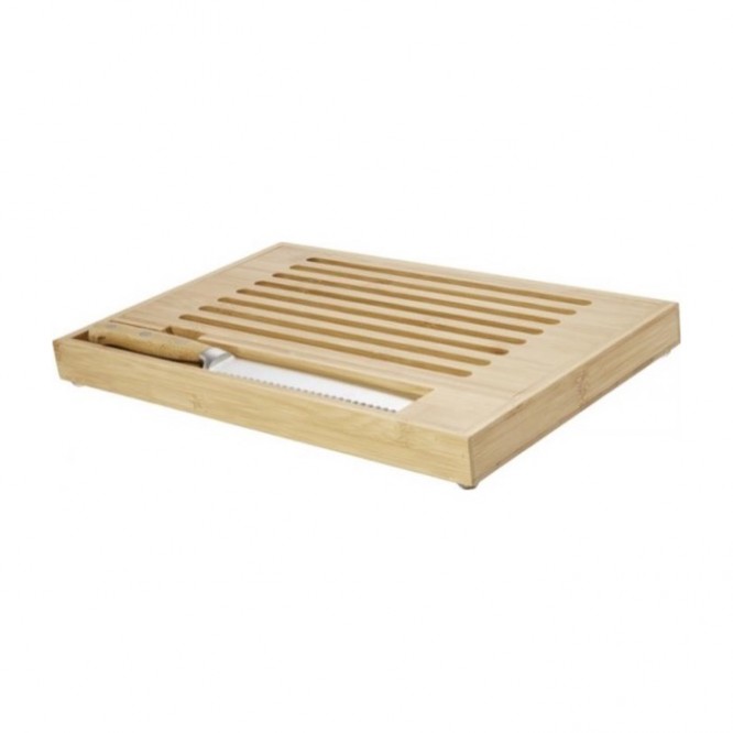 Tabla con cuchillo y diseño para migas