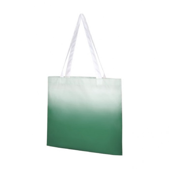 Bolsa reutilizable con degradado color verde