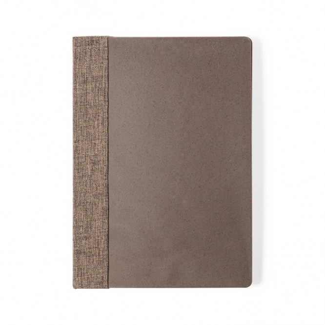 Cuaderno con tapas de fibra de café