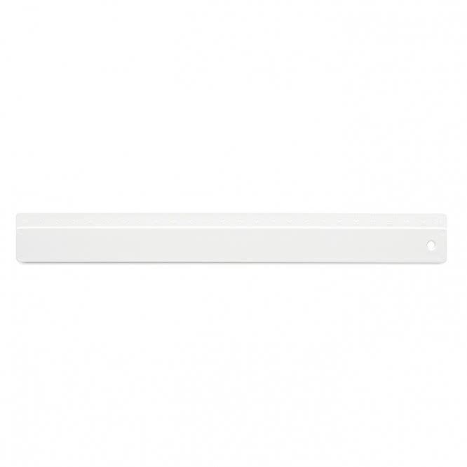 Reglas para publicidad 25cm color blanco