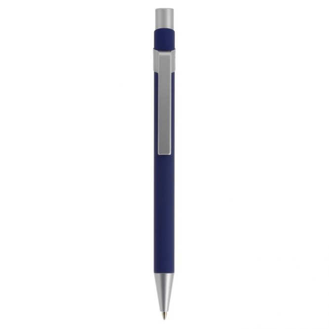 Bolígrafos metálicos personalizados color azul