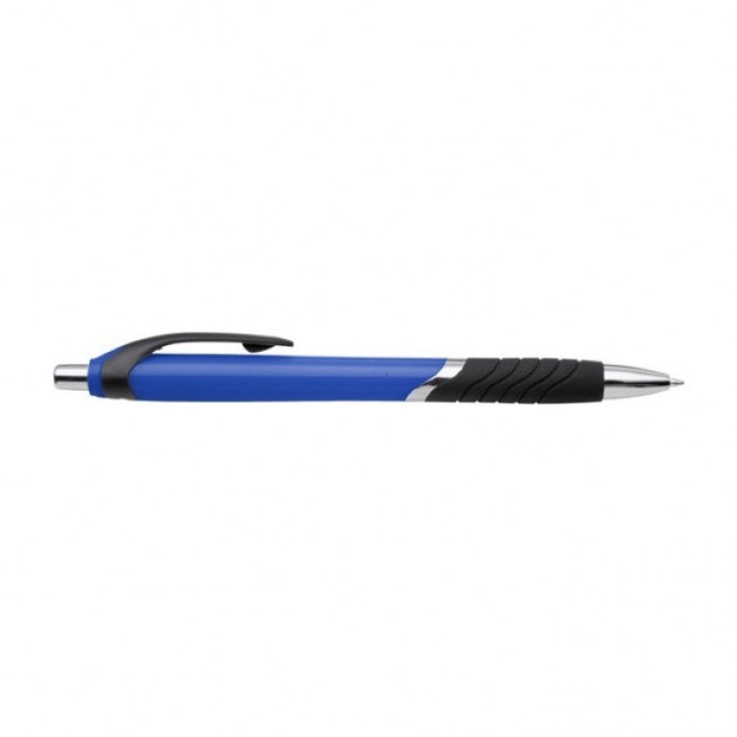 Bolígrafo con colores vivos color azul tercera vista