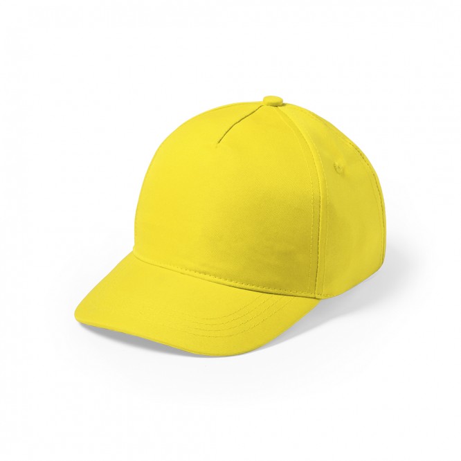 Gorras infantiles coloridas color amarillo