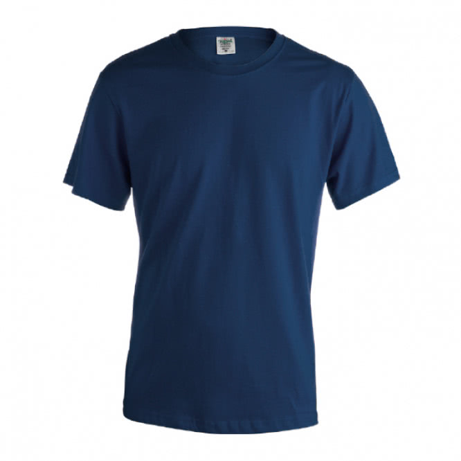 Camisetas con logo manga corta color azul marino