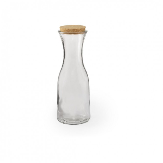 Botella grande de vidrio personalizada color transparente