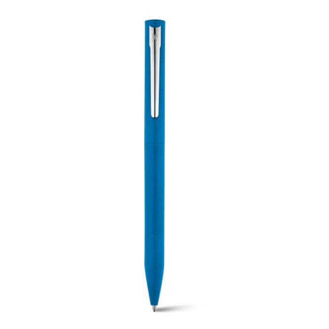 Bolígrafo corporativo de atractivo diseño color azul real