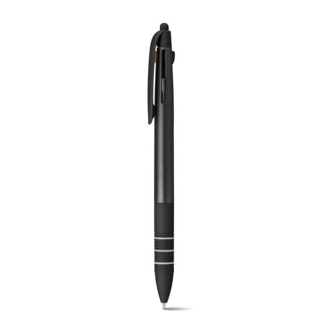 Bolígrafos de merchandising 3 colores color negro