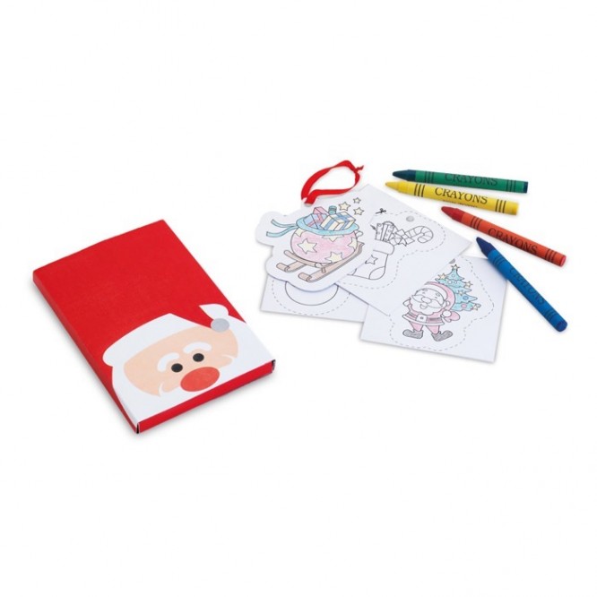 Set de dibujos y ceras para colorear