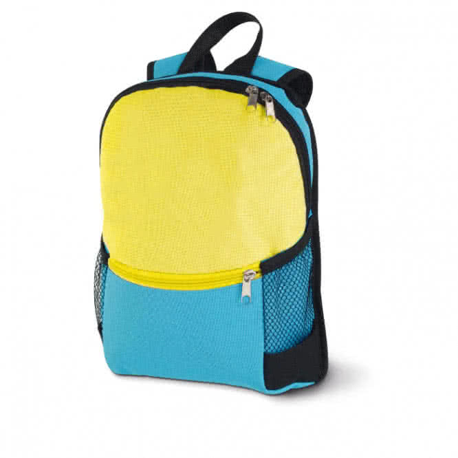 Colorida mochila para niños personalizada color azul claro