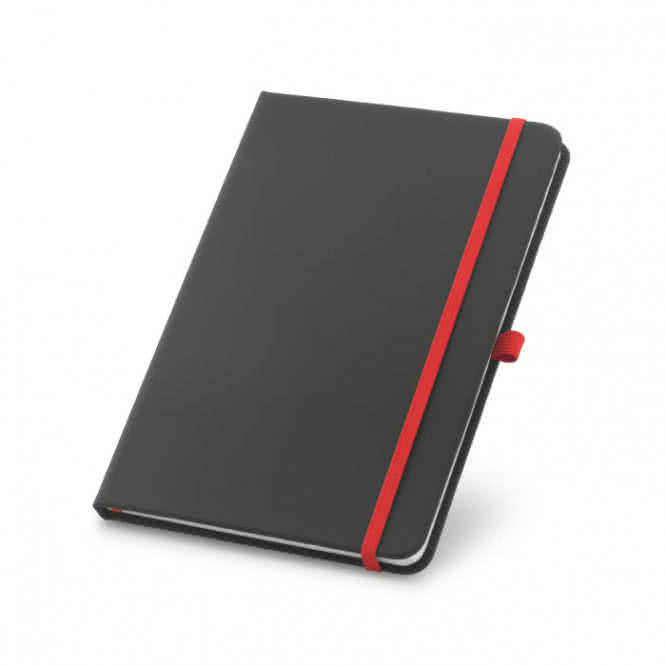Cuadernos publicitario con soporte boli A5 color rojo