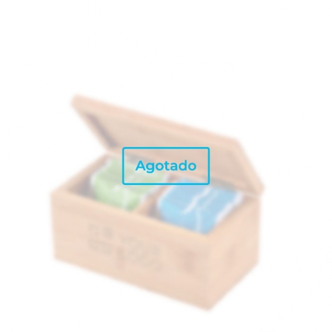 Caja de infusiones para publicidad