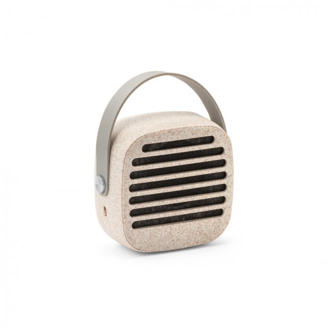 Altavoz con asa para personalizar color natural