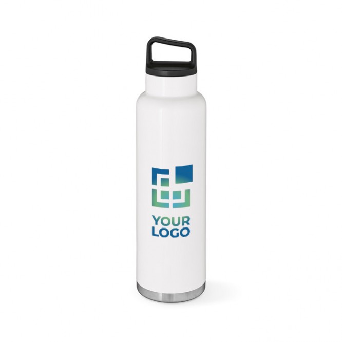 Botella térmica de acero inoxidable reciclado con mosquetón 1,5L vista principal
