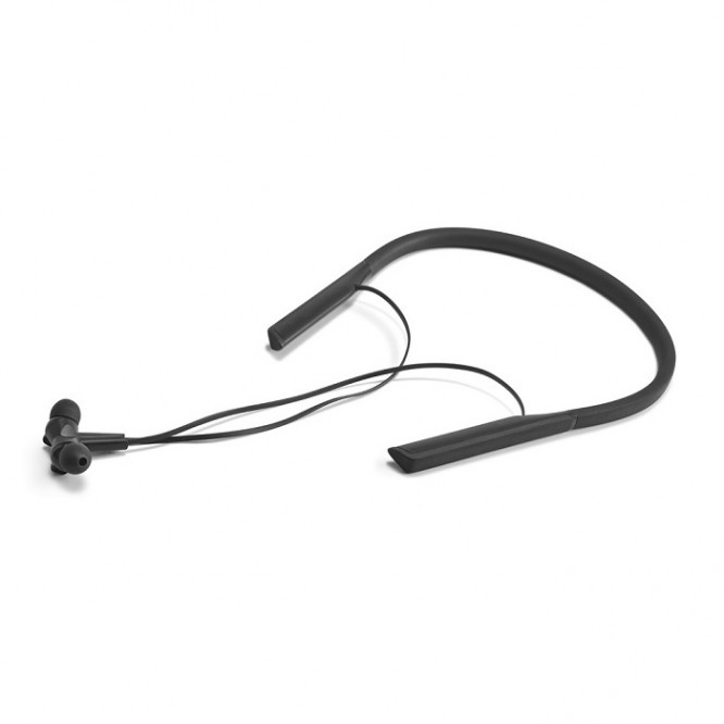 Auriculares con soporte para cuello color negro