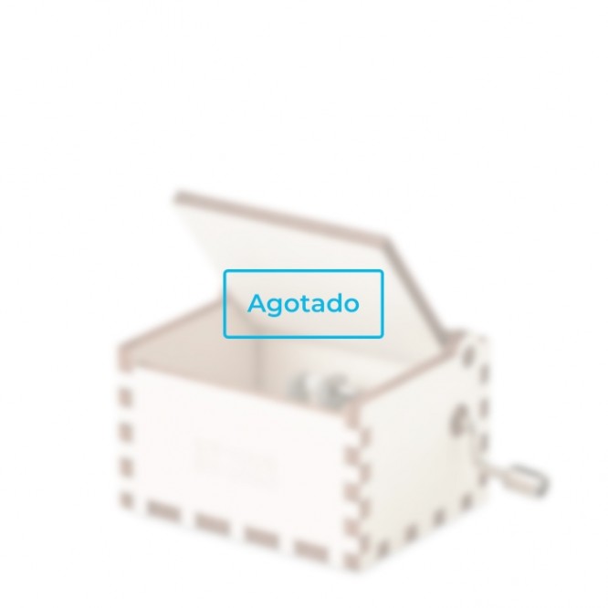 Caja de música Navidad personalizada de color madera - Agotado Caja de música Navidad personalizada de color madera - Agotado