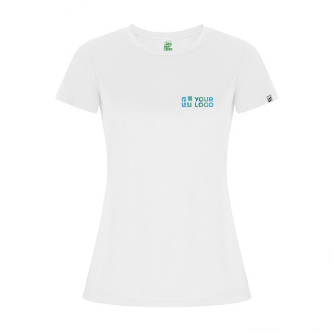 Camiseta técnica de poliéster reciclado para mujer 135 g/m2 Roly Direct Imola 