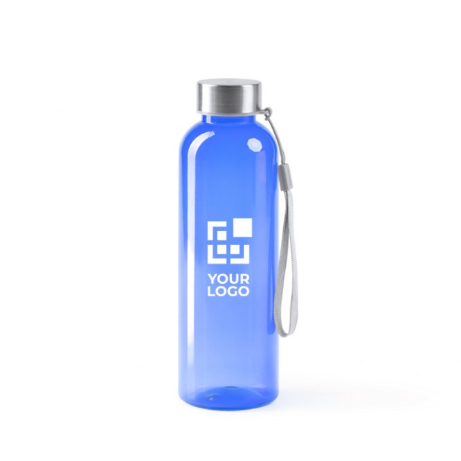 Bidón de RPET con cuerpo translúcido y cinta de transporte 600ml Bidón de RPET con cuerpo translúcido y cinta de transporte 600ml