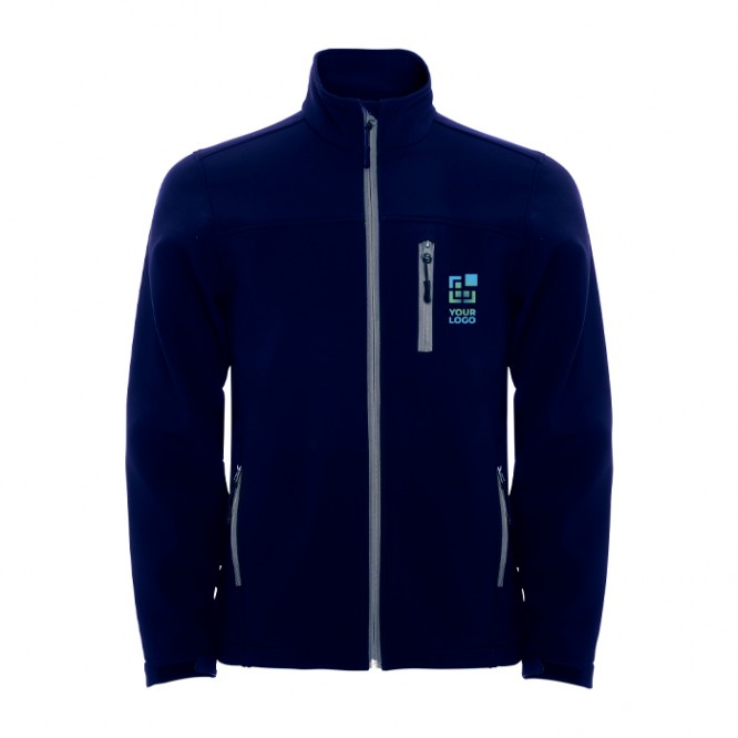 Chaqueta softshell con elastano y cremallera 300 g/m2 Roly Direct Antartida 