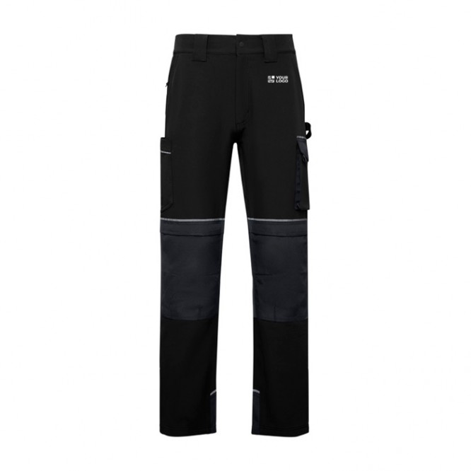 Pantalón laboral multibolsillos con elastano 260 g/m2 Roly Wall 