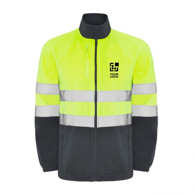 Chaqueta polar laboral de alta visibilidad 300 g/m2 Roly Altair 