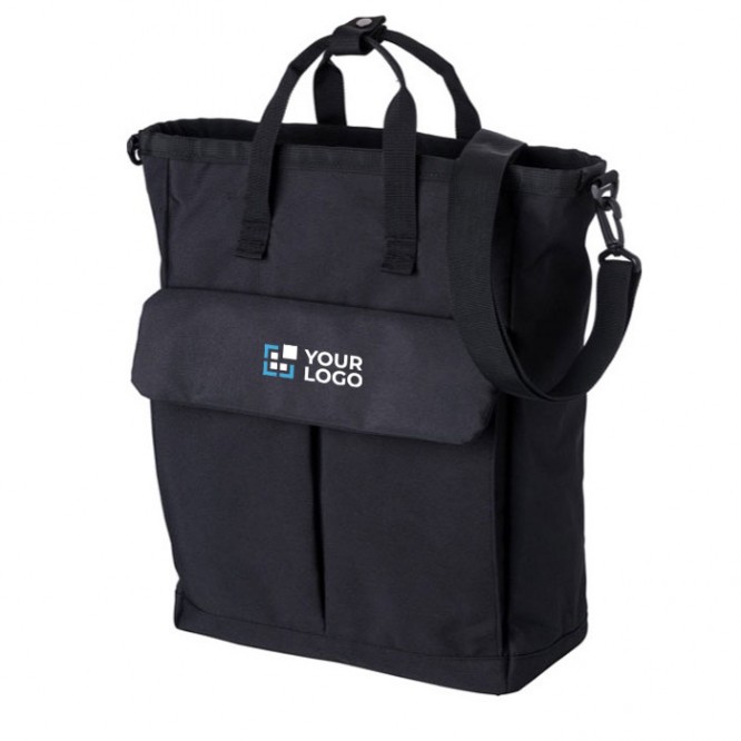 Mochila para portátil con 2 bolsillos con cierre de velcro 15
