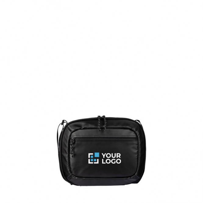 Bolsa térmica de poliéster con correa de hombro larga y ajustable