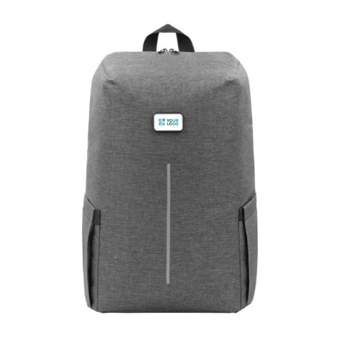 Mochila para portátil de poliéster reciclado repelente al agua 16