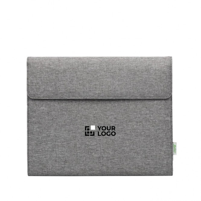 Portafolio de RPET con bloc de notas y bolsillo para dispositivos