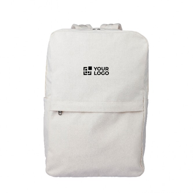 Clásica mochila de polialgodón reciclado para portátil 15 Clásica mochila de polialgodón reciclado para portátil 15