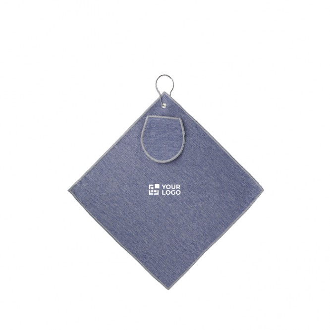 Toalla de RPET especial para golf con bolsillo para una pelota Toalla de RPET especial para golf con bolsillo para una pelota