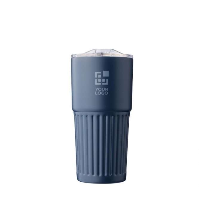 Vaso de acero inoxidable reciclado con cierre deslizante 500ml