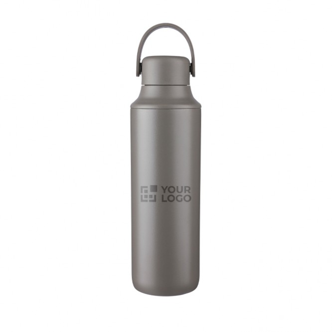 Botella de acero inoxidable con doble tipo de tapa 500ml