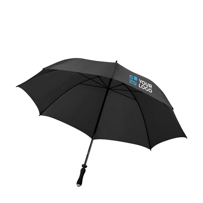 Paraguas manual con bandolera