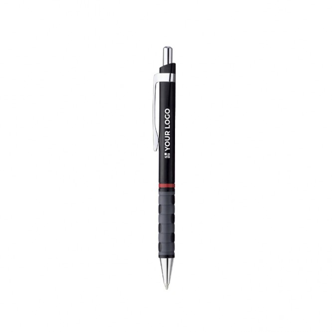 Bolígrafo rotring de plástico con antideslizante de goma tinta azul