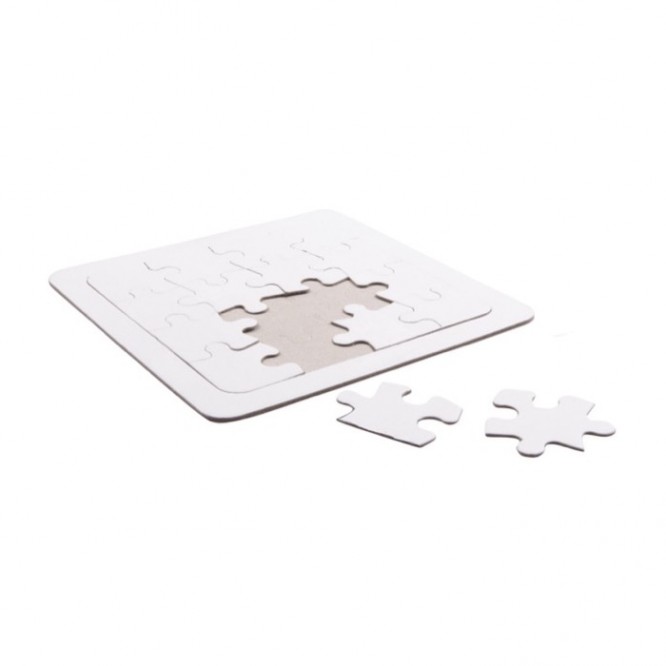 Puzle para personalización digital color blanco