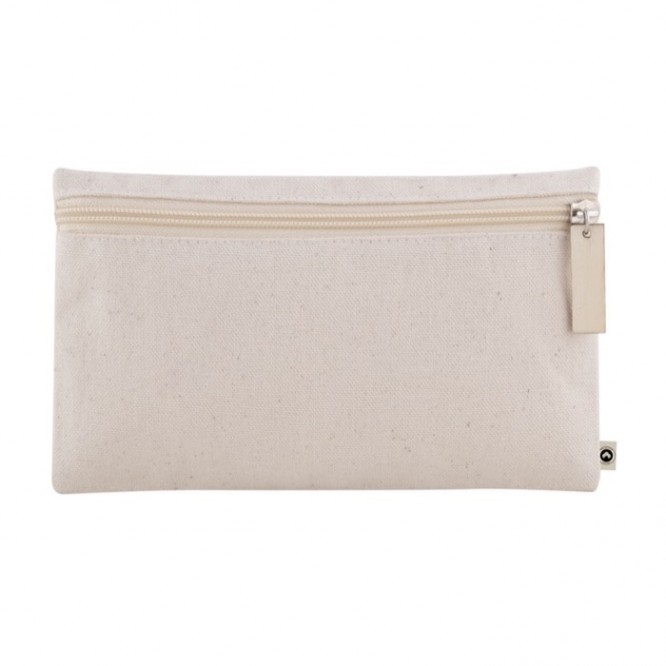 Neceser algodón reciclado 220 g/m2 color beige